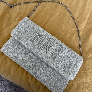 Mrs.  Anthropologie beaded clutch